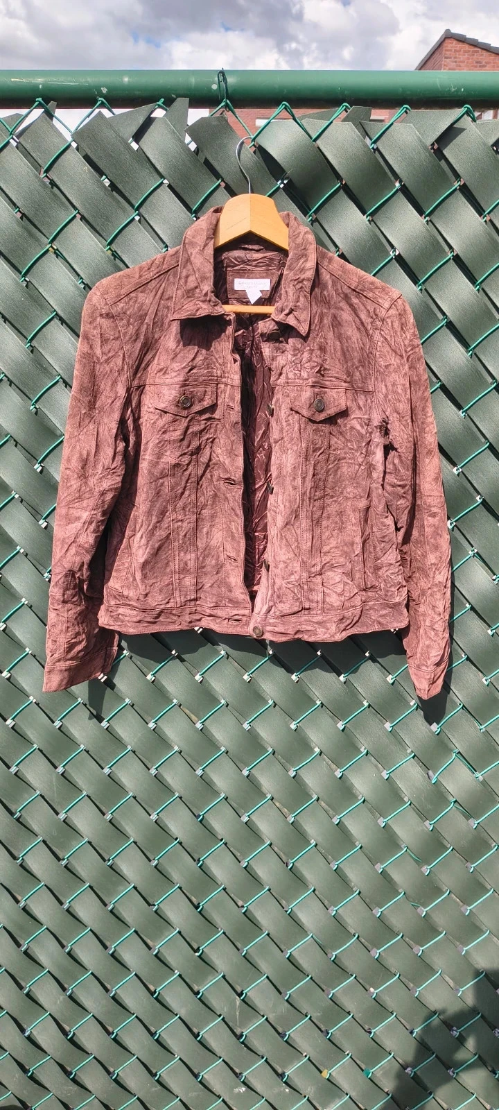 🤎 Charter Club Petite Suède-Look Casaco Feminino Tamanho S - Robusto e Atemporal – photo 4